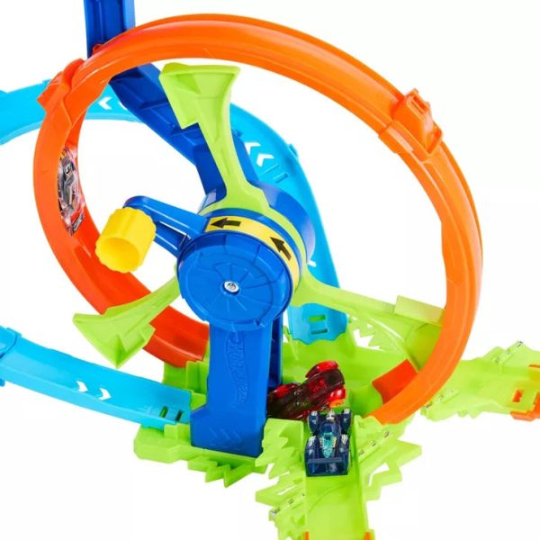 HOT WHEELS STUNT TRACKS RAPID LAUNCH AND LOOP PLAYSET Online Hot Sale