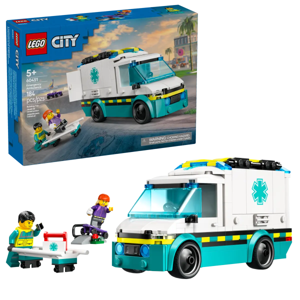 LEGO CITY 60451 EMERGENCY AMBULANCE For Discount