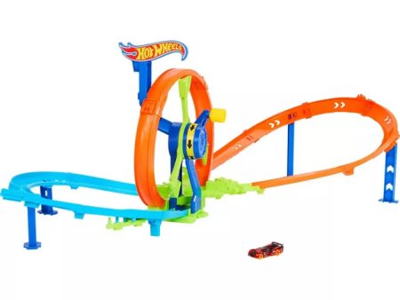 HOT WHEELS STUNT TRACKS RAPID LAUNCH AND LOOP PLAYSET Online Hot Sale