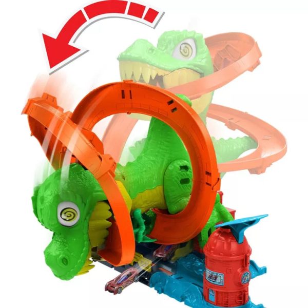 HOT WHEELS CITY T REX BLAZE BATTLE PLAYSET Online Hot Sale