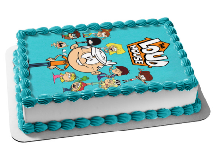 The Loud House Lori Leni Luan Lola Lucy Luna Lisa Lincoln Lily Lana Lynn Edible Cake Topper Image ABPID52087 Hot on Sale