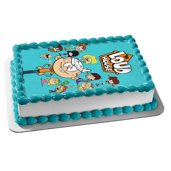 The Loud House Lori Leni Luan Lola Lucy Luna Lisa Lincoln Lily Lana Lynn Edible Cake Topper Image ABPID52087 Hot on Sale