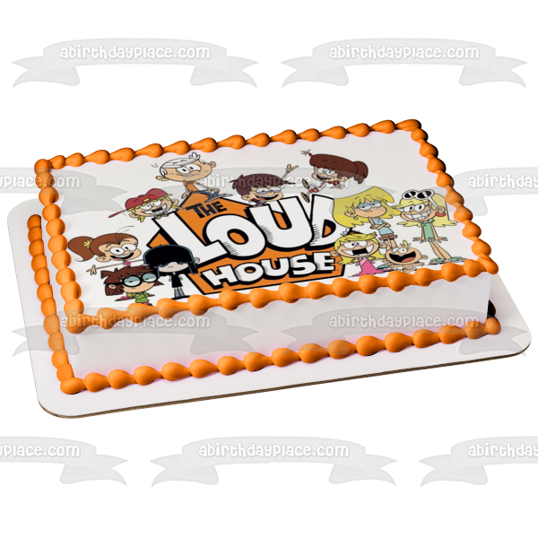 The Loud House Lori Leni Luan Lola Lucy Luna Lisa Lincoln Lily Lana Lynn Edible Cake Topper Image ABPID52085 For Sale