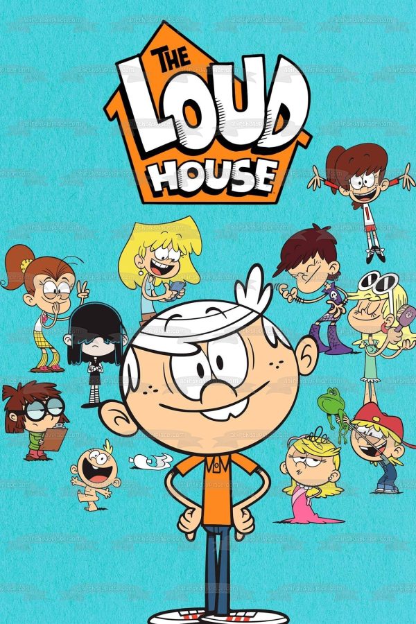 The Loud House Lori Leni Luan Lola Lucy Luna Lisa Lincoln Lily Lana Lynn Edible Cake Topper Image ABPID52087 Hot on Sale