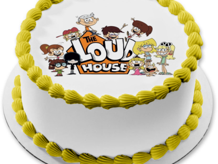 The Loud House Lori Leni Luan Lola Lucy Luna Lisa Lincoln Lily Lana Lynn Edible Cake Topper Image ABPID52085 For Sale