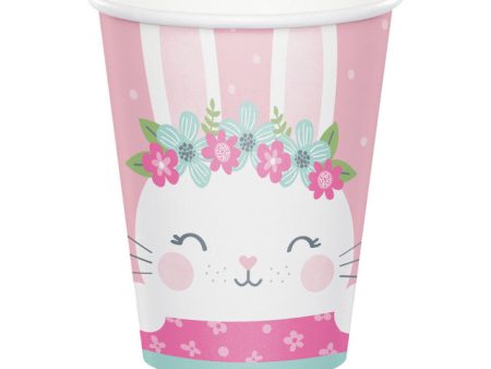 Pink Birthday Bunny Printed Cups For Cheap