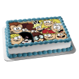 The Loud House Lori Leni Luan Lola Lucy Luna Lisa Lincoln Lily Lana Lynn Edible Cake Topper Image ABPID52088 Supply