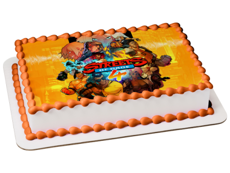 Streets of Rage 4 Blaze Axel Catherine Carlos Edible Cake Topper Image ABPID51935 Discount