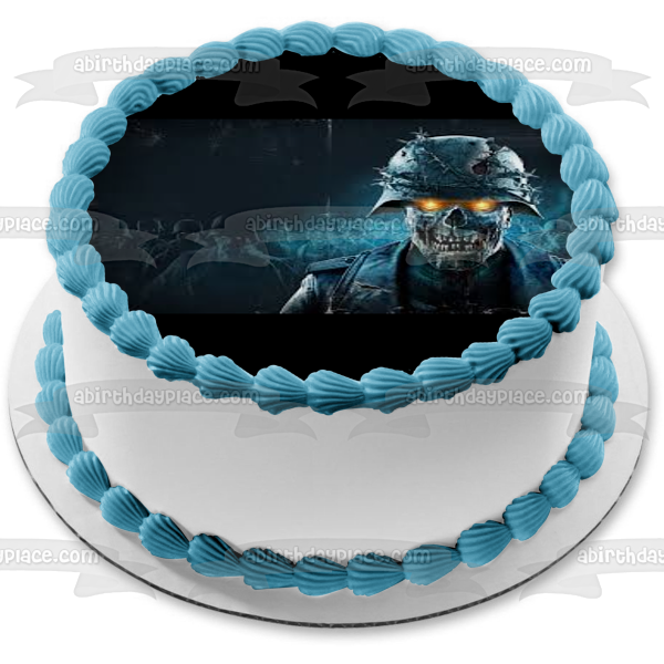 Zombie Army 4: Dead War Zombie Edible Cake Topper Image ABPID51902 Online Hot Sale