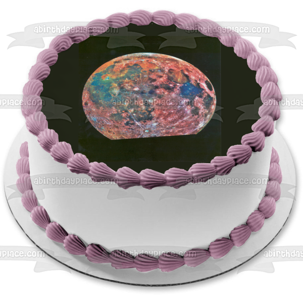 Nasa Retrospective Moon Solar System Edible Cake Topper Image ABPID52058 For Discount