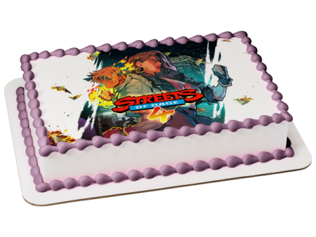 Streets of Rage 4 Blaze Axel Edible Cake Topper Image ABPID51926 Cheap