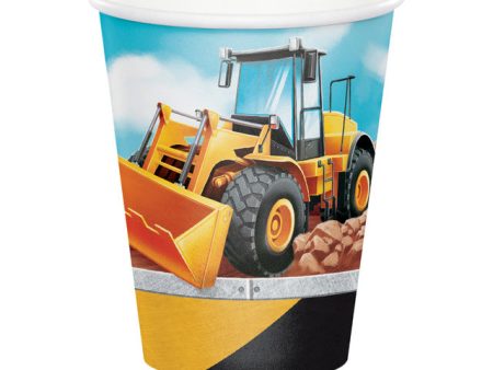 Big Dig Construction Printed Cups Fashion