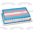 Transgender Pride Flag Edible Cake Topper Image ABPID52051 Fashion