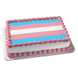 Transgender Pride Flag Edible Cake Topper Image ABPID52051 Fashion