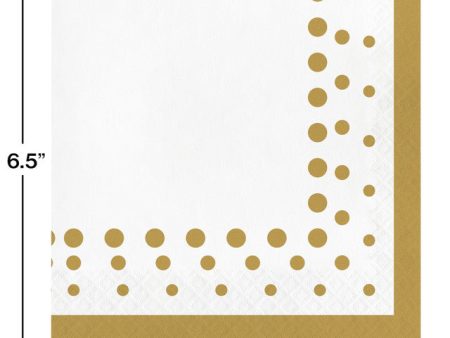 Sparkle and Shine Gold Luncheon Napkins For Cheap