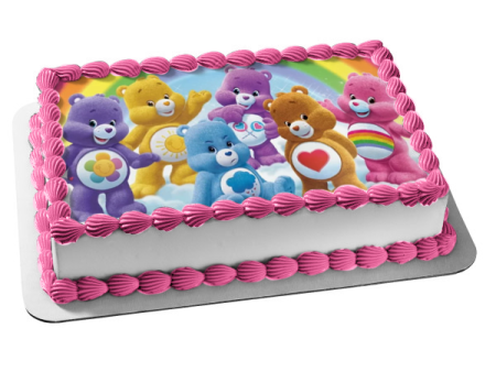 Care Bears and Cousins Funshine Bear Grumpy Bear Share Bear Harmony Bear Edible Cake Topper Image ABPID52007 For Cheap