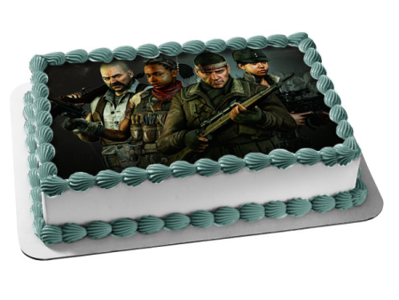 Zombie Army 4 Dead War Karl Shola Jun Boris Edible Cake Topper Image ABPID51912 on Sale