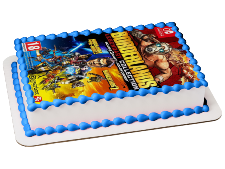 Borderlands Legendary Collection Video Game Cover Edible Cake Topper Image ABPID51954 Fashion