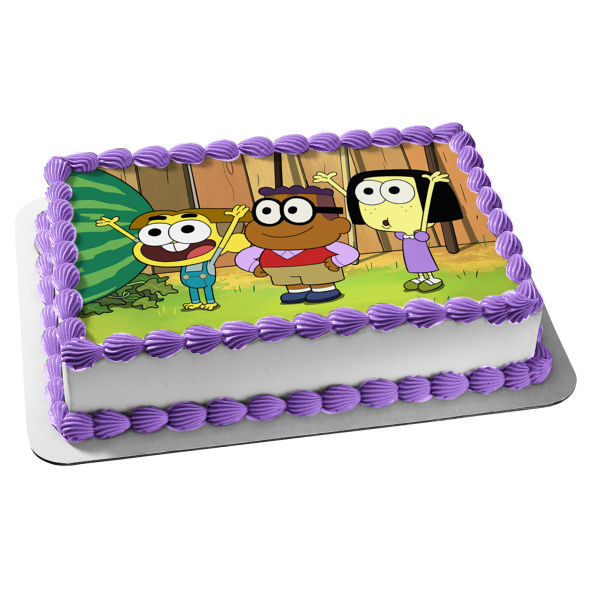 Big City Greens Cricket Tilly Remy Edible Cake Topper Image ABPID52111 Hot on Sale