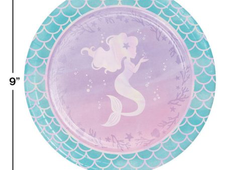 Mermaid Shine Party Plates Online now