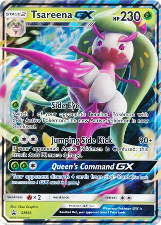 Tsareena GX (SM56) (Jumbo Card) [Sun & Moon: Black Star Promos] Hot on Sale