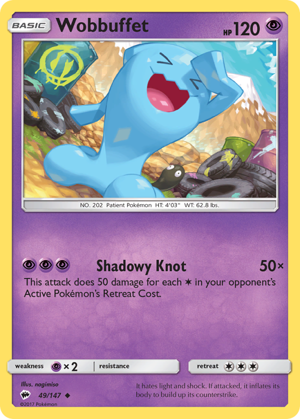 Wobbuffet (49 147) [Sun & Moon: Burning Shadows] Online now