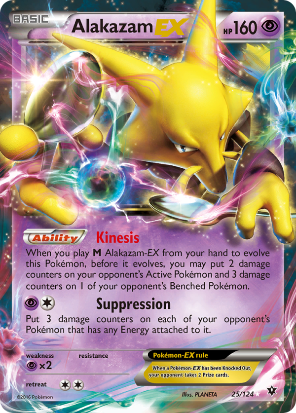 Alakazam EX (25 124) [XY: Fates Collide] For Sale