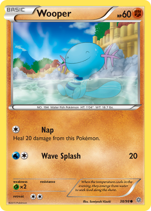 Wooper (38 98) [XY: Ancient Origins] Supply