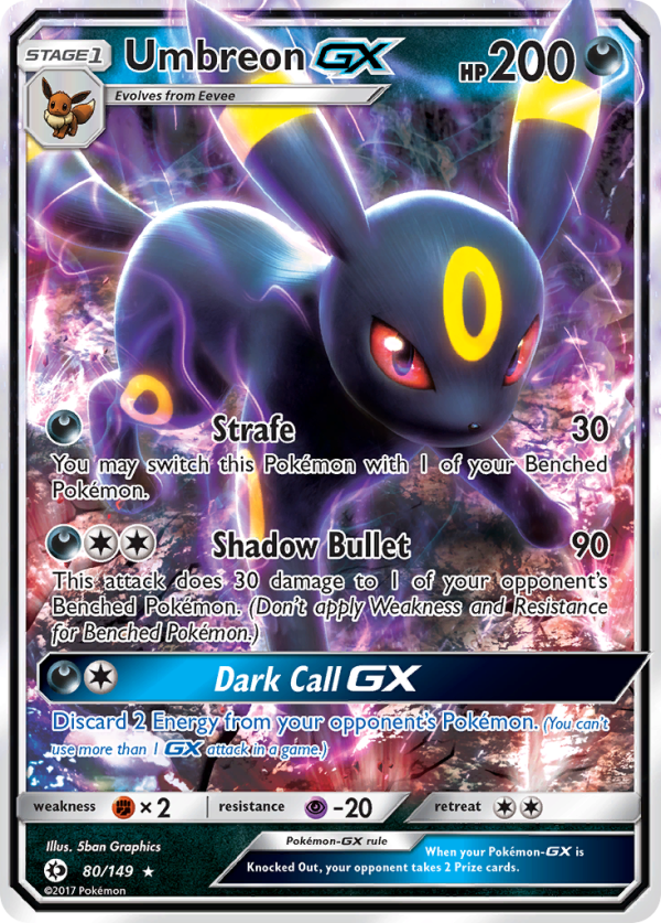 Umbreon GX (80 149) [Sun & Moon: Base Set] Fashion