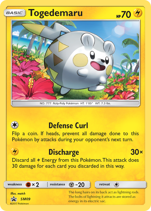 Togedemaru (SM09) [Sun & Moon: Black Star Promos] For Cheap