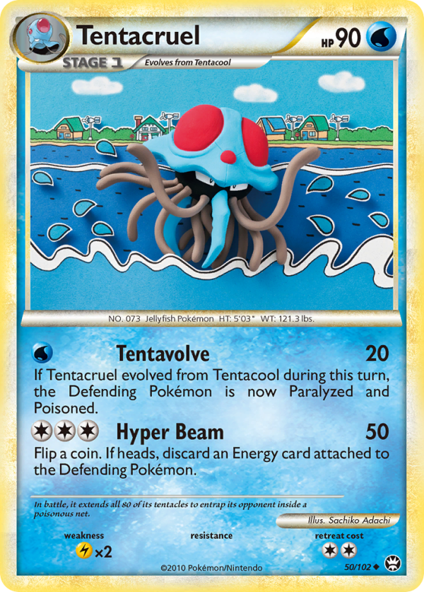 Tentacruel (50 102) [HeartGold & SoulSilver: Triumphant] Online now