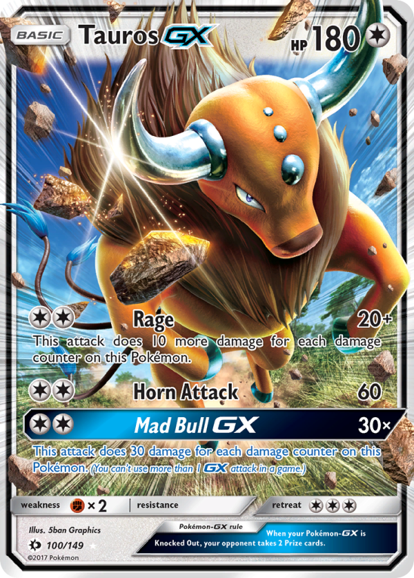 Tauros GX (100 149) [Sun & Moon: Base Set] Fashion