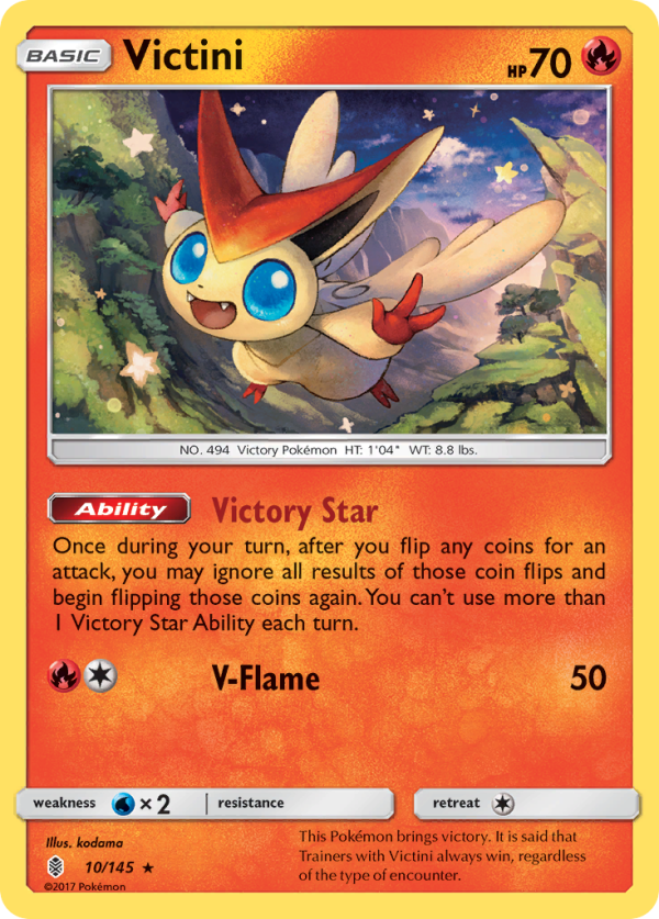 Victini (10 145) [Sun & Moon: Guardians Rising] For Sale