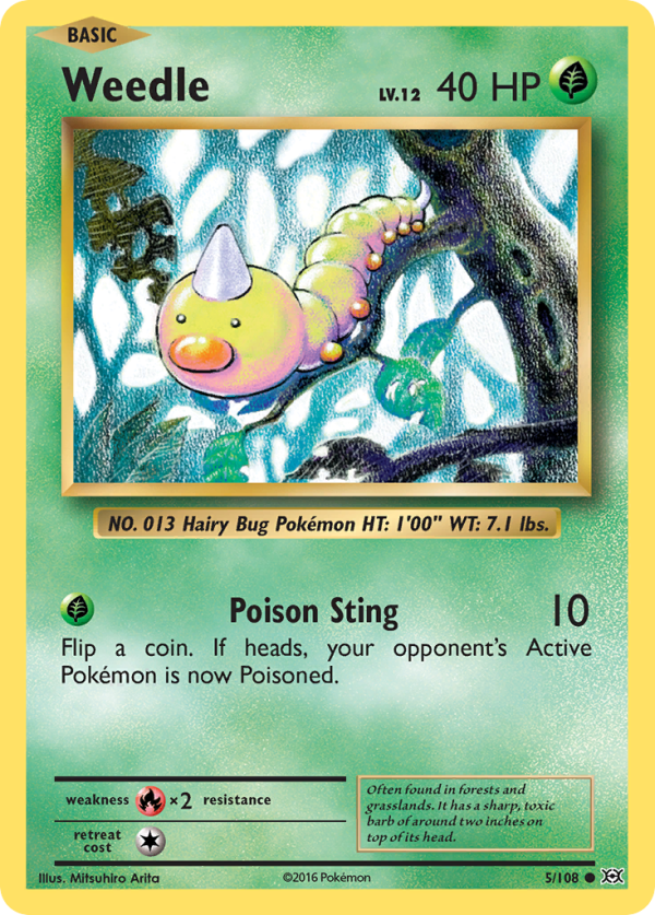 Weedle (5 108) [XY: Evolutions] Online now