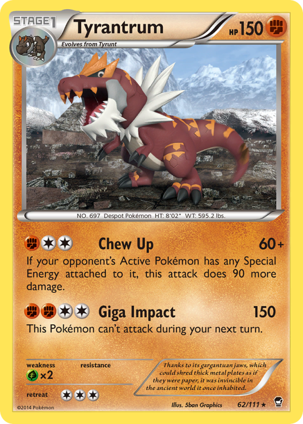 Tyrantrum (62 111) [XY: Furious Fists] Supply