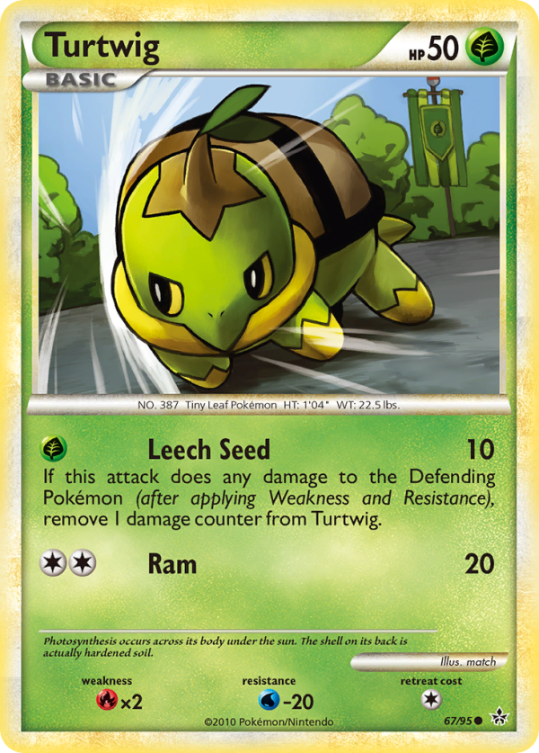 Turtwig (67 95) [HeartGold & SoulSilver: Unleashed] Online Sale