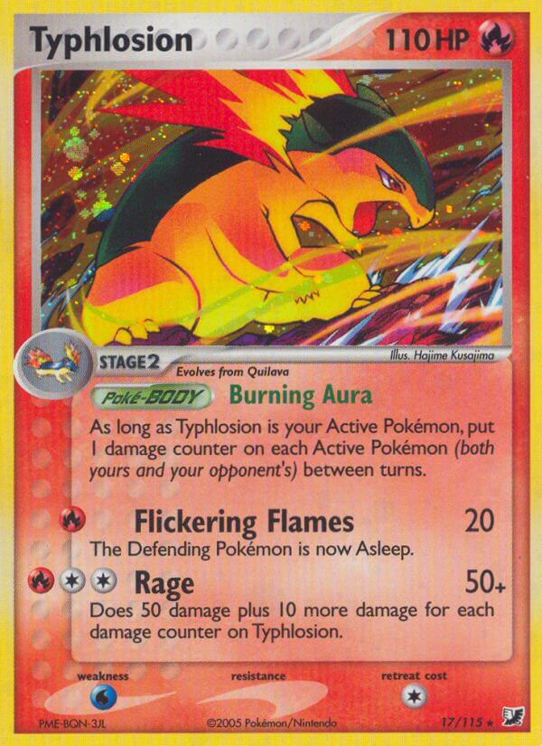 Typhlosion(17 115) (Theme Deck Exclusive) [EX: Unseen Forces] Hot on Sale