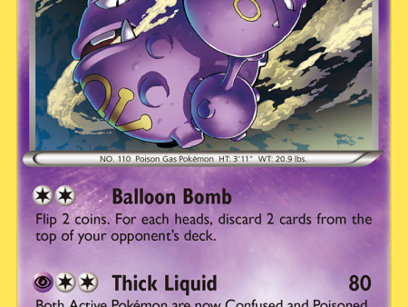 Weezing (28 124) [XY: Fates Collide] Sale