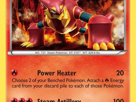 Volcanion (25 114) (Cracked Ice Holo) (Theme Deck Exclusive) [XY: Steam Siege] on Sale