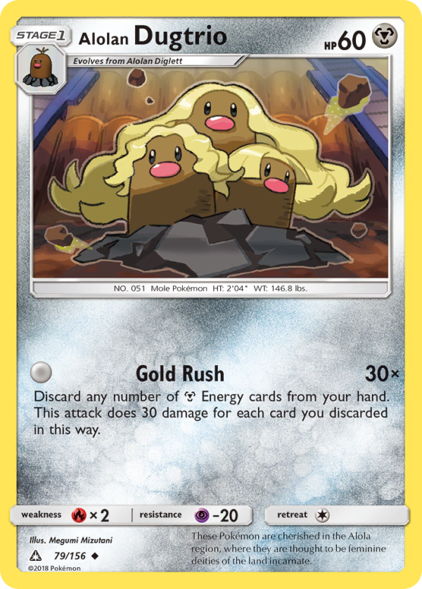 Alolan Dugtrio (79 156) [Sun & Moon: Ultra Prism] Sale