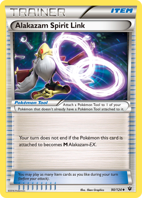 Alakazam Spirit Link (90 124) [XY: Fates Collide] Online Sale