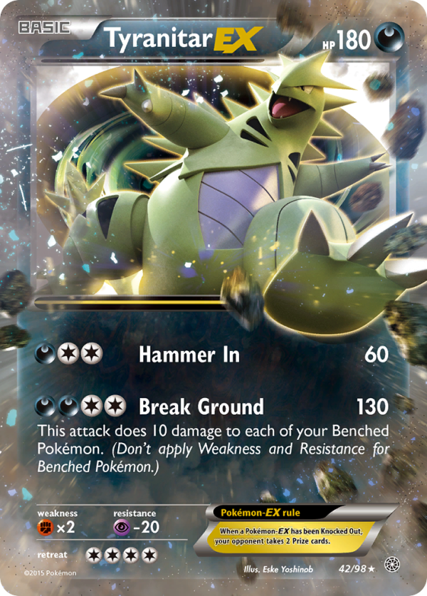 Tyranitar EX (42 98) [XY: Ancient Origins] Online Sale