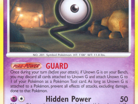 Unown G (57 106) [Diamond & Pearl: Great Encounters] Online