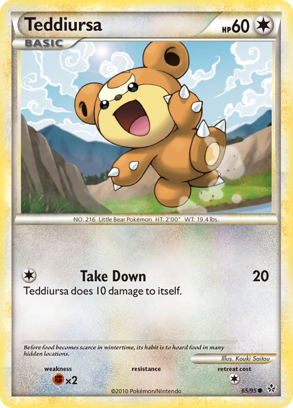 Teddiursa (65 95) [HeartGold & SoulSilver: Unleashed] Supply