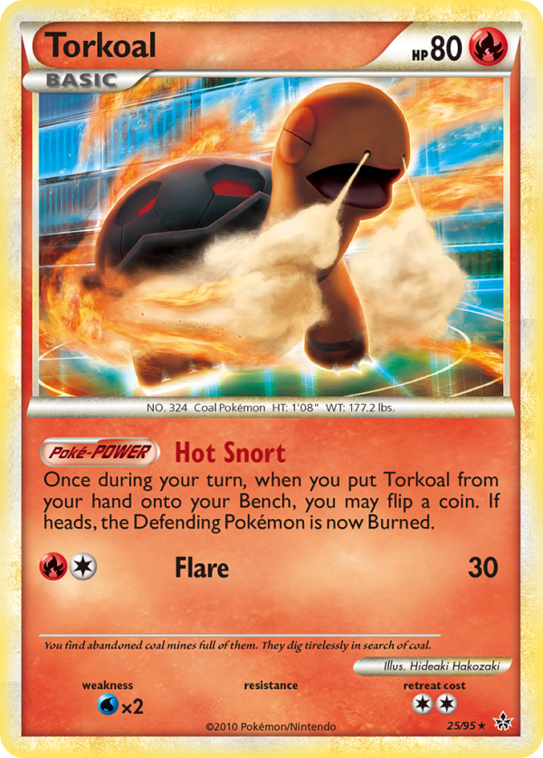 Torkoal (25 95) [HeartGold & SoulSilver: Unleashed] Hot on Sale