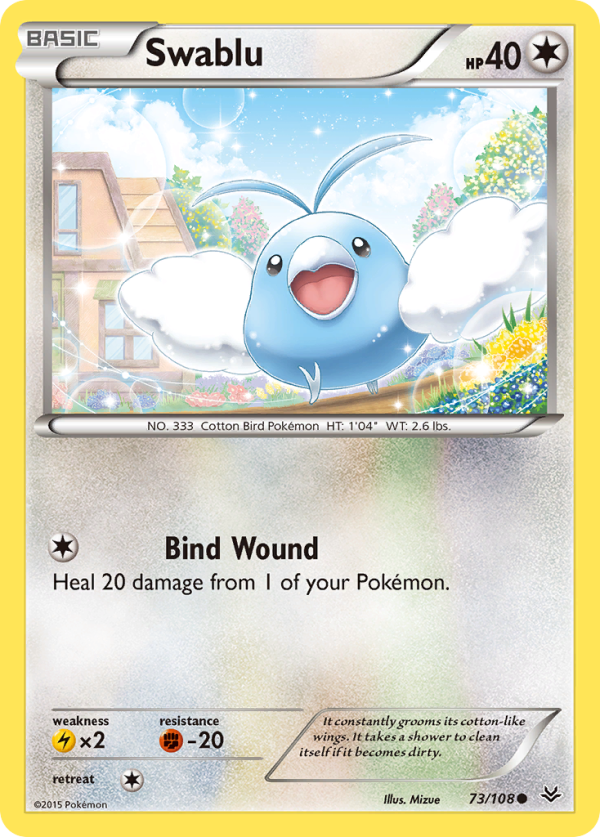 Swablu (73 108) [XY: Roaring Skies] Fashion