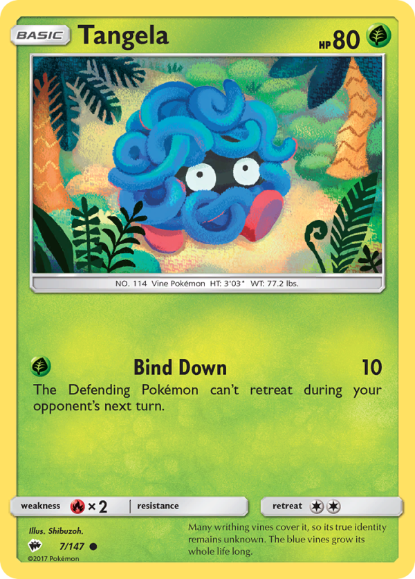 Tangela (7 147) [Sun & Moon: Burning Shadows] Supply