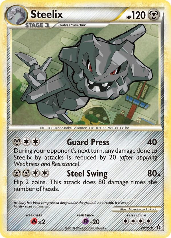 Steelix (24 95) (Theme Deck Exclusive) [HeartGold & SoulSilver: Unleashed] Sale