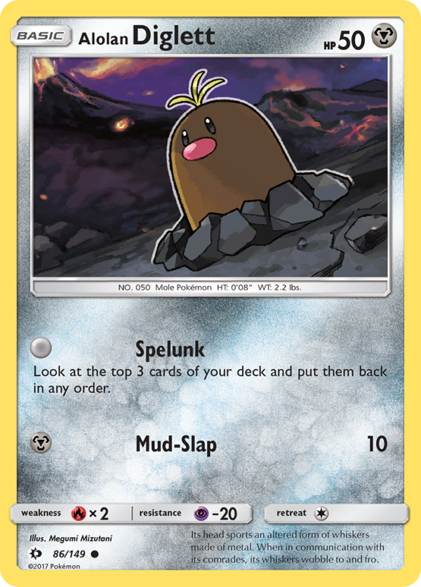 Alolan Diglett (86 149) [Sun & Moon: Base Set] Online