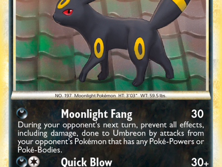 Umbreon (10 90) [HeartGold & SoulSilver: Undaunted] Online now